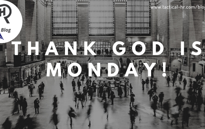 Thank God is Monday